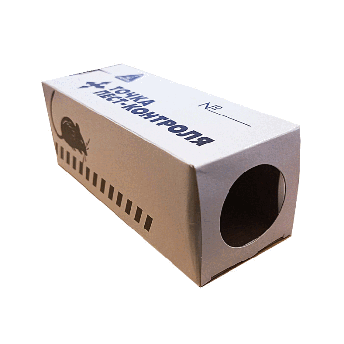 Приманочный контейнер из картона для мышей Точка пест-контроля фото