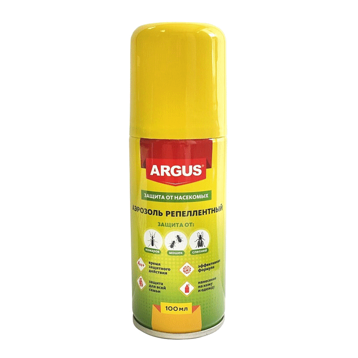 ARGUS аэрозоль репеллент от комаров 100 мл фото