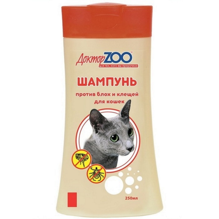 ДокторZOO шампунь для кошек от Блох/Клещей фото