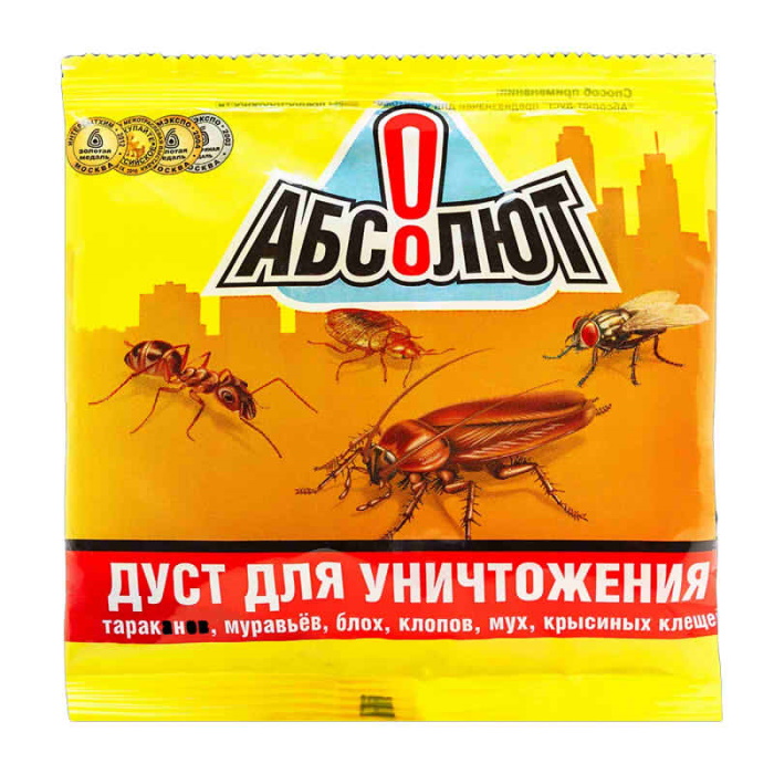 Дуст от тараканов и клопов Абсолют (100 г) фото